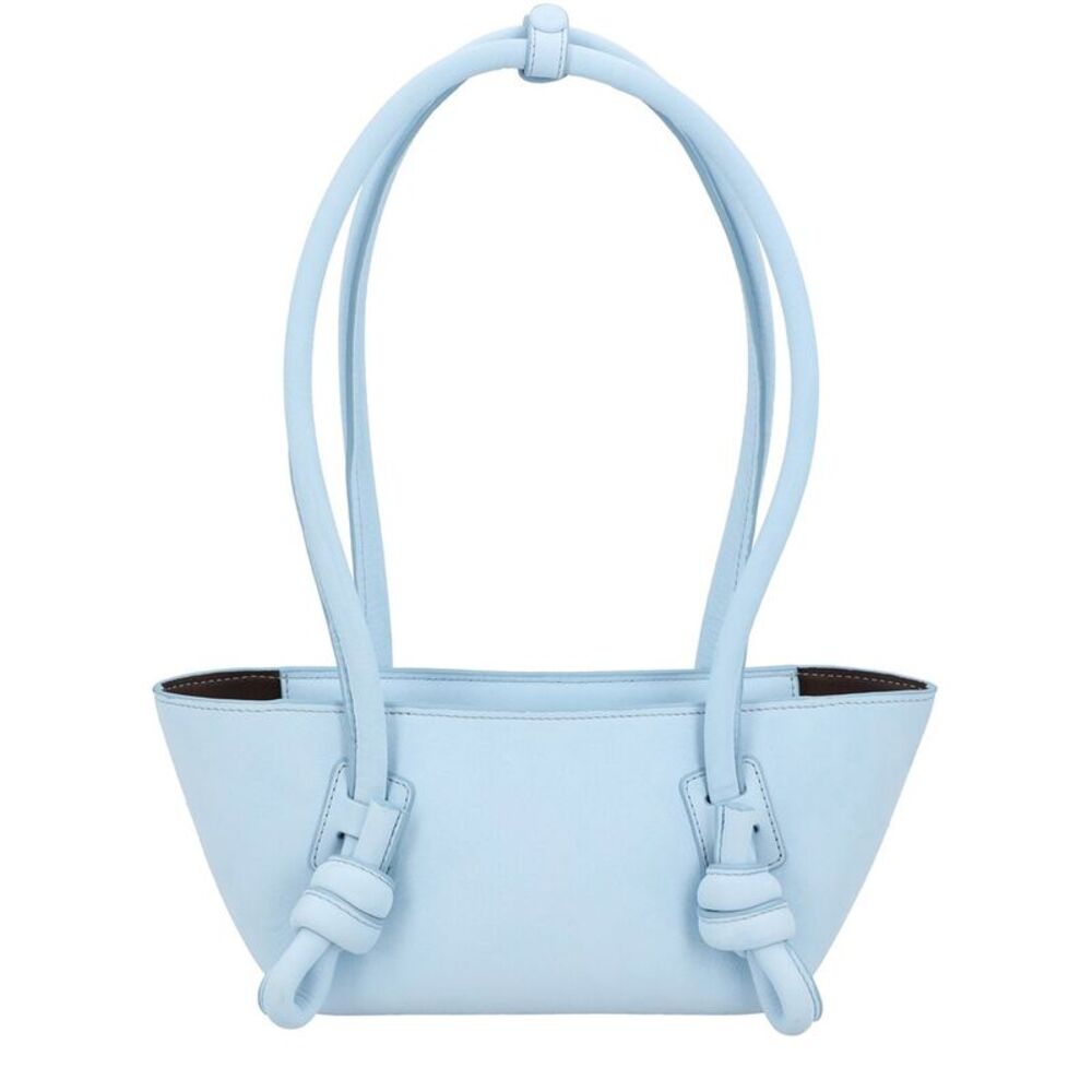 Hereu Fleca Leather Shoulder Bag, Blue